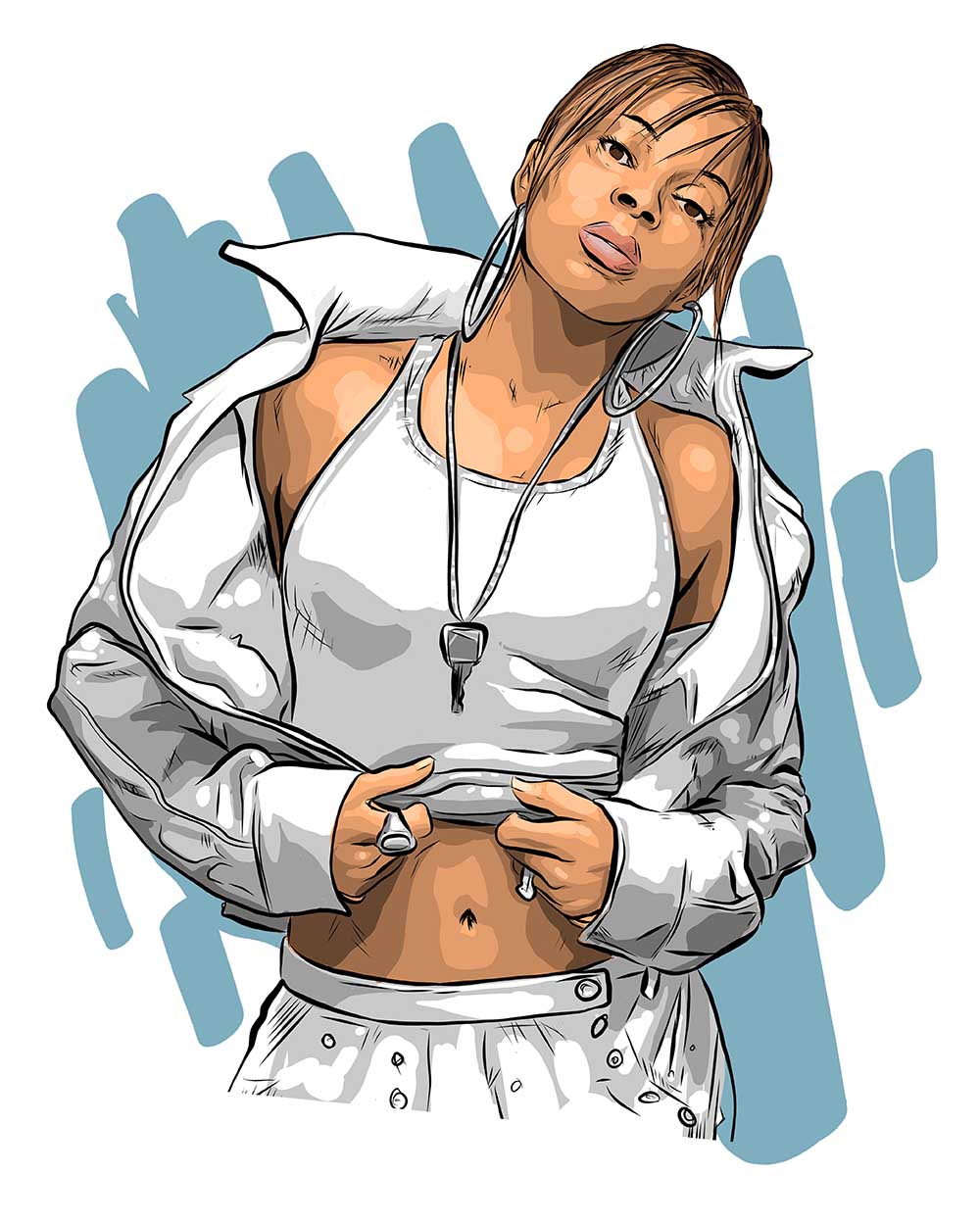 Mary J. Blige Drawing REG Media